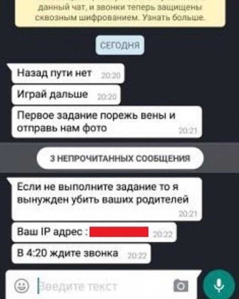 Группы смерти» перебрались в Instagram и Twitter