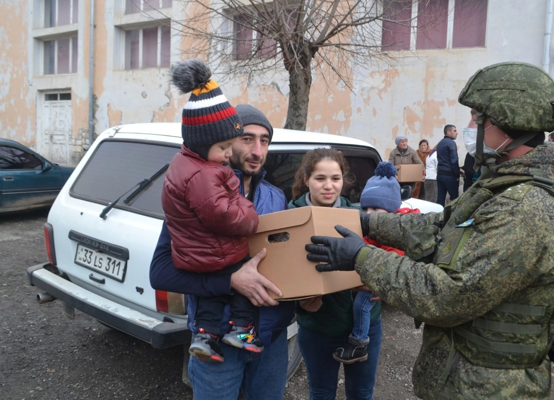 Российские миротворцы в Нагорном Карабахе © Telegram/Peacekeeper Российские миротворцы в Нагорном Карабахе © Telegram/Peacekeeper