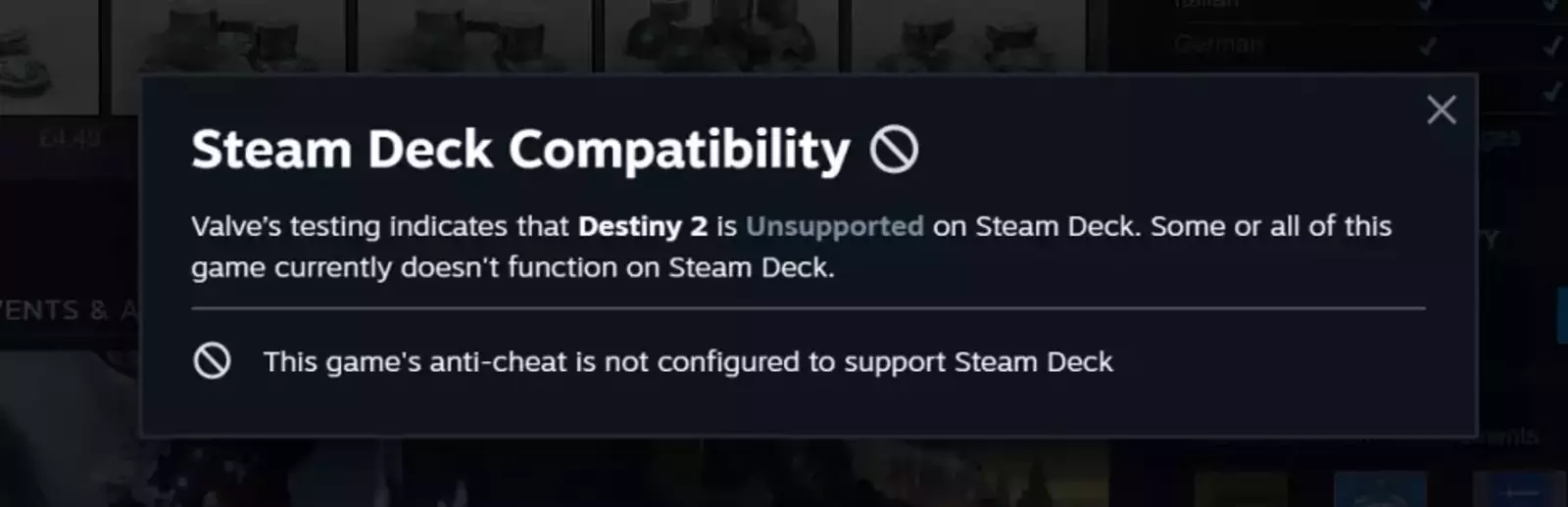 Создатель Destiny 2 будет банить игроков за попытки запуска игры на Steam  Deck