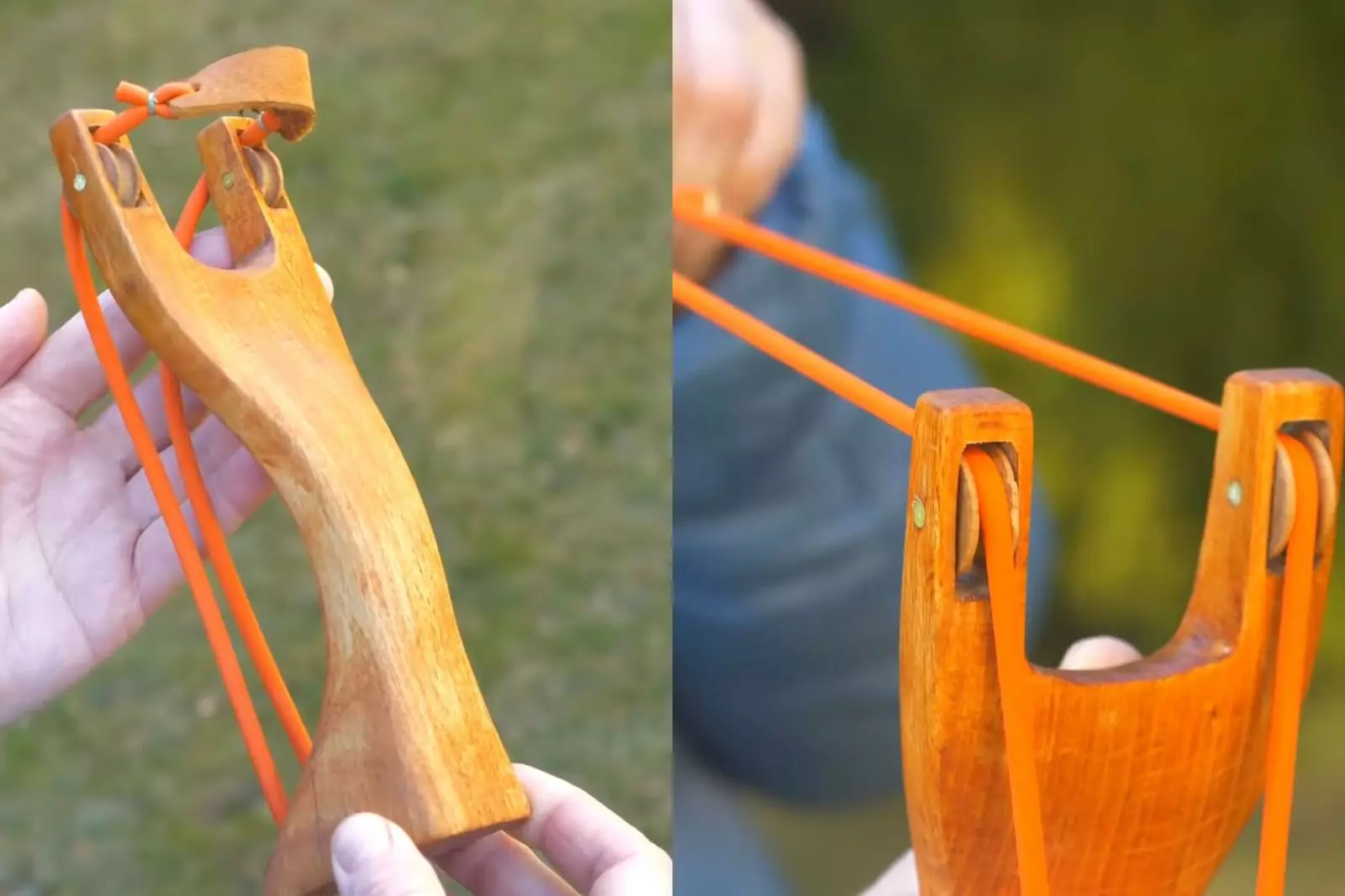 Как сделать рогатку из дерева.